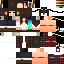Minecraft skin texture, 64x64 pixels