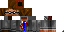 Minecraft skin texture, 64x32 legacy pixels