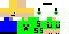Minecraft skin texture, 64x32 legacy pixels
