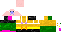 Minecraft skin texture, 64x32 legacy pixels