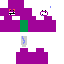 Minecraft skin texture, 64x64 pixels