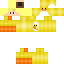 Minecraft skin texture, 64x64 pixels