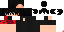 Minecraft skin texture, 64x32 legacy pixels