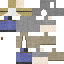 Minecraft skin texture, 64x64 pixels