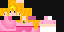 Minecraft skin texture, 64x32 legacy pixels