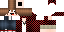 Minecraft skin texture, 64x32 legacy pixels