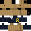 Minecraft skin texture, 64x64 pixels