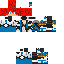 Minecraft skin texture, 64x64 pixels