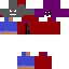 Minecraft skin texture, 64x64 pixels