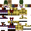 Minecraft skin texture, 64x64 pixels