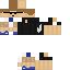 Minecraft skin texture, 64x64 pixels