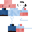 Minecraft skin texture, 64x64 pixels