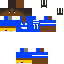 Minecraft skin texture, 64x64 pixels