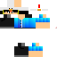 Minecraft skin texture, 64x64 pixels