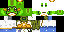 Minecraft skin texture, 64x32 legacy pixels
