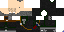 Minecraft skin texture, 64x32 legacy pixels