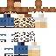 Minecraft skin texture, 64x64 pixels