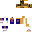 Minecraft skin texture, 64x64 pixels