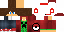 Minecraft skin texture, 64x32 legacy pixels