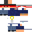 Minecraft skin texture, 64x64 pixels