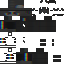 Slim Minecraft skin texture, 64x64 pixels