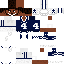 Minecraft skin texture, 64x64 pixels