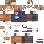 Minecraft skin texture, 64x64 pixels