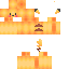 Minecraft skin texture, 64x64 pixels