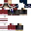 Minecraft skin texture, 64x64 pixels