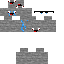 Minecraft skin texture, 64x64 pixels