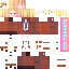 Minecraft skin texture, 64x64 pixels