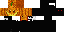 Minecraft skin texture, 64x32 legacy pixels