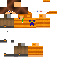 Minecraft skin texture, 64x64 pixels