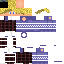 Minecraft skin texture, 64x64 pixels