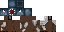 Minecraft skin texture, 64x32 legacy pixels