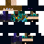 Minecraft skin texture, 64x64 pixels