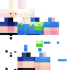 Minecraft skin texture, 64x64 pixels