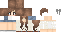 Minecraft skin texture, 64x32 legacy pixels
