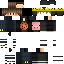 Minecraft skin texture, 64x64 pixels