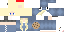Minecraft skin texture, 64x32 legacy pixels