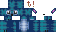 Minecraft skin texture, 64x32 legacy pixels