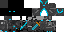Classic Minecraft skin texture, 64x32 legacy pixels