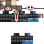 Minecraft skin texture, 64x64 pixels