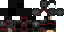 Minecraft skin texture, 64x32 legacy pixels