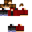 Minecraft skin texture, 64x64 pixels