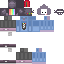 Minecraft skin texture, 64x64 pixels