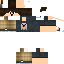 Minecraft skin texture, 64x64 pixels