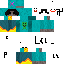 Minecraft skin texture, 64x64 pixels