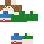 Minecraft skin texture, 64x64 pixels