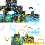 Minecraft skin texture, 64x64 pixels